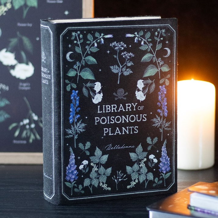 Library of Poisonous Plants Book-Shaped Storage Box