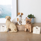 Yellow Labrador Dog Ornament with Sentiment Card