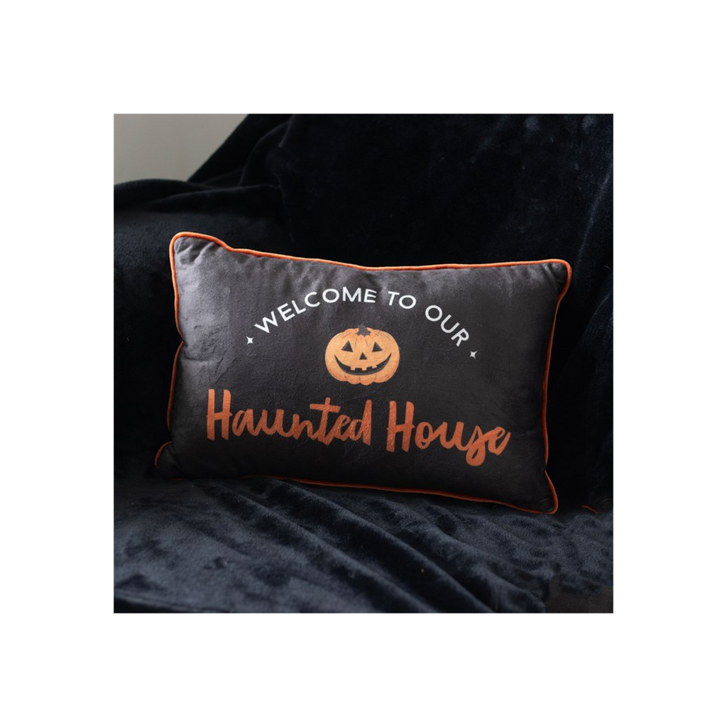 Rectangular Haunted House Cushion 40cm