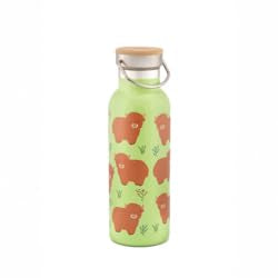 Sass & Belle Cherry/Frog/Highland Cow Metal Water Bottle 500ml