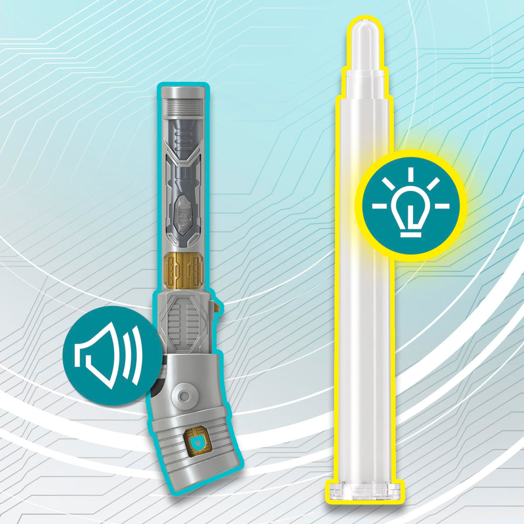 Hasbro Star Wars Lightsaber Forge Ahsoka Tano, White Customisable Electronic Lightsaber, Toys for Children Star Wars