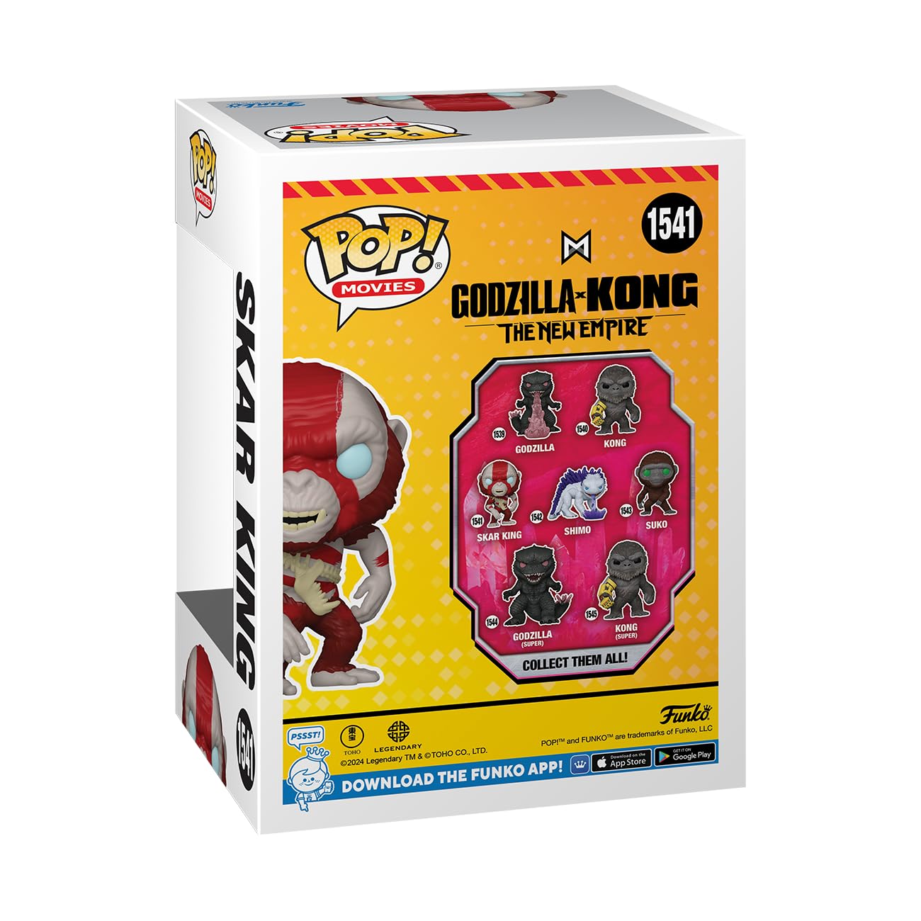 Funko Pop! Godzilla vs. Kong The New Empire - Skar King #1541 White Wabbit Retail