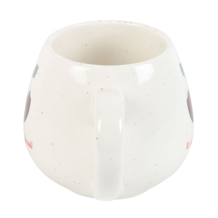 All Good in the Pud Rounded Christmas Mug