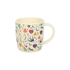Cream Midnight Bloom Print Mug