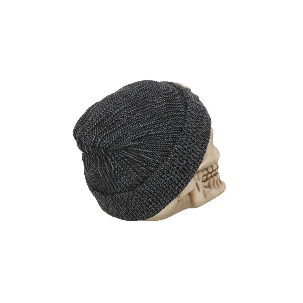 Skull Ornament with Beanie