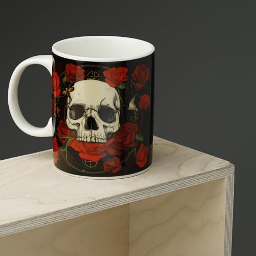 Puckator Skulls & Roses Porcelain Mug Puckator
