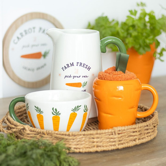 Carrot Shaped Mug and Socks Set