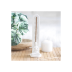White Chakra and Yoga Pose Incense Stick Holder