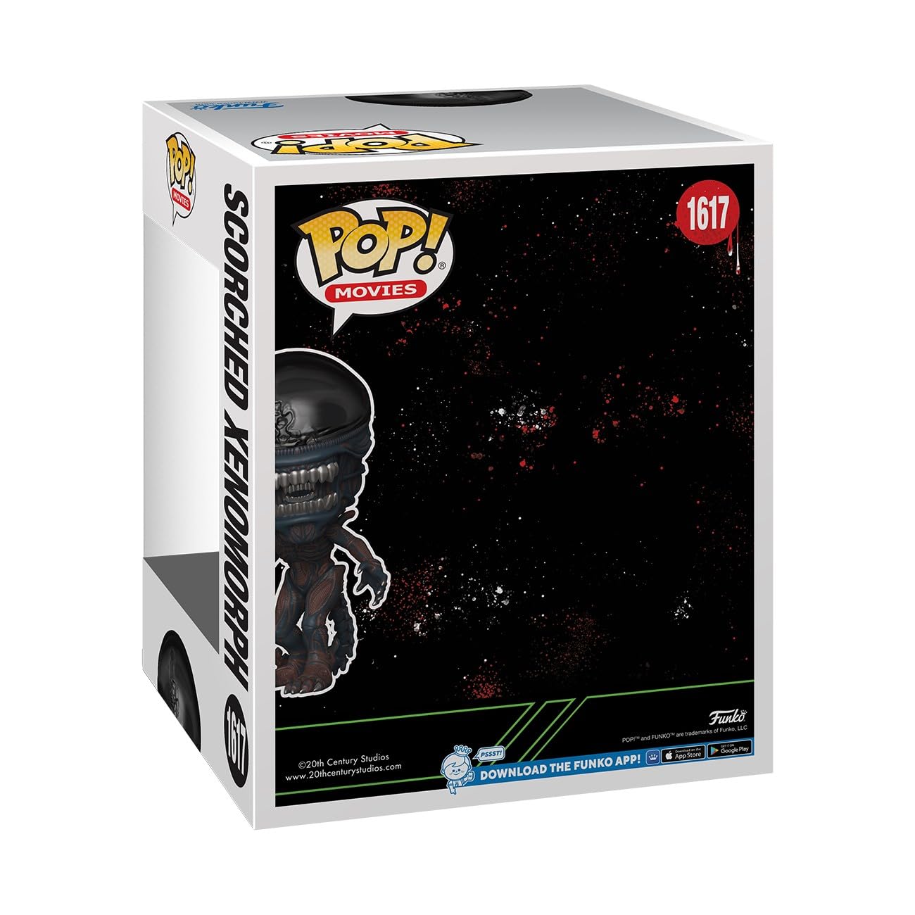 Funko Pop! Alien Romulus- Scorched Xenomorph #1617 White Wabbit Retail