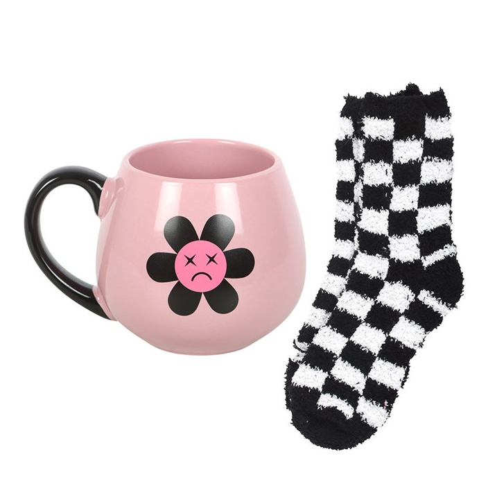 Sad Flower Mug and Socks Gift Set – 500ml
