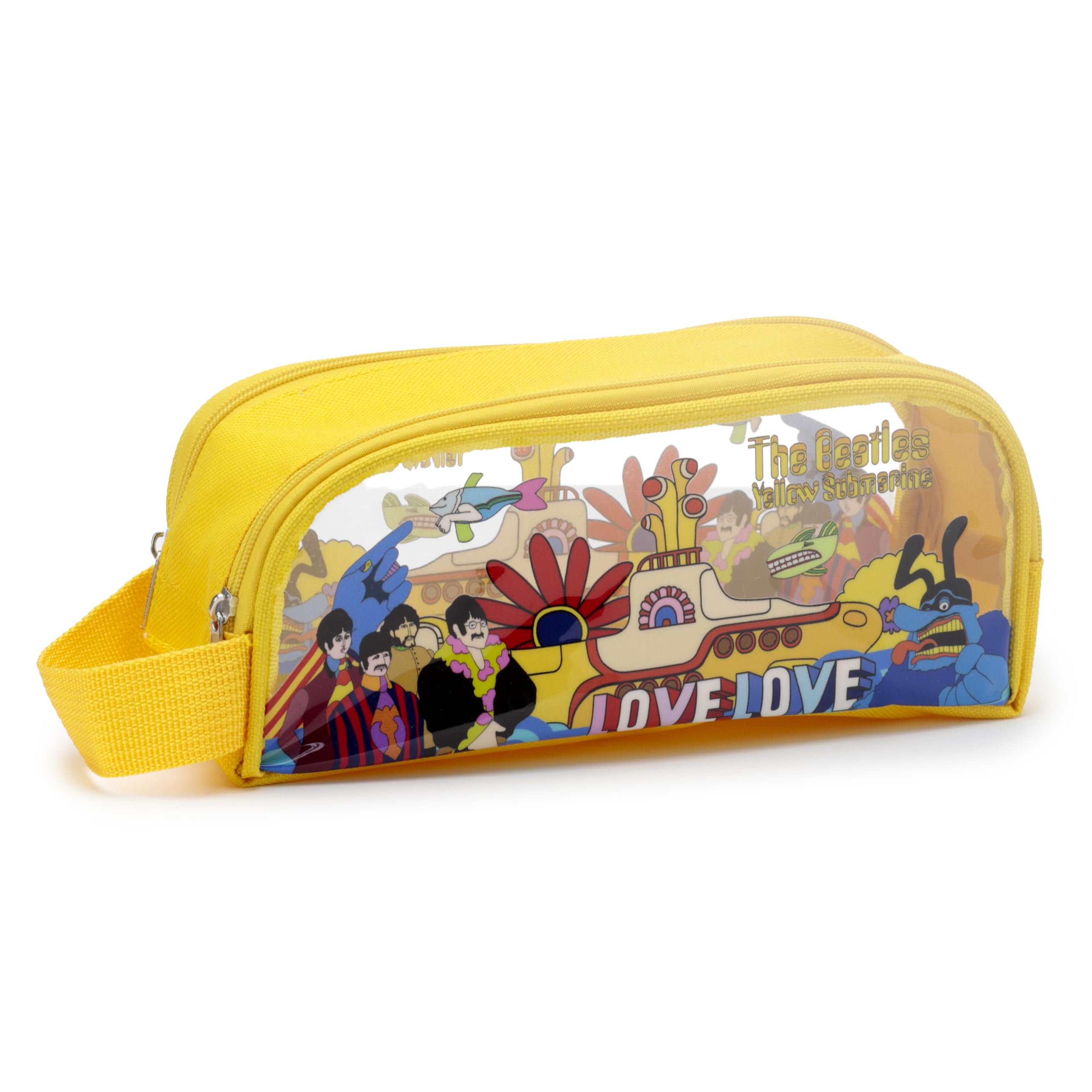 Puckator The Beatles Yellow Submarine Clear Window Pencil Case Puckator