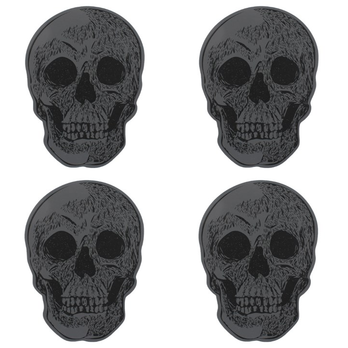 Set Of 4 Skull Coasters