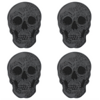 Set Of 4 Skull Coasters