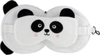 Relaxeazzz Panda Round Plush Travel Pillow& Eye Mask Relaxeazzz
