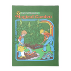 19x25cm Magical Garden Canvas Plaque by Steven Rhodes