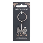 Strength and Power Axe of Valor Keyring