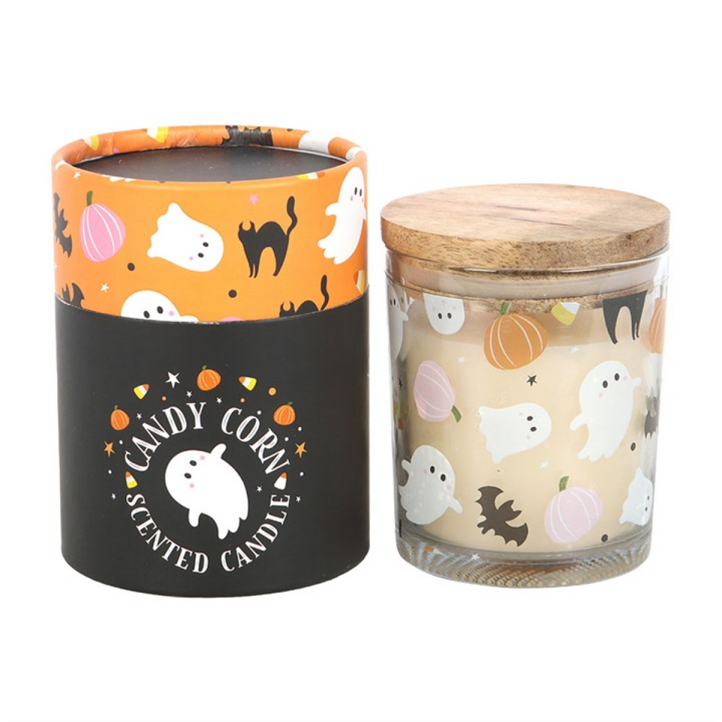 Sweet and Spooky Candy Corn Candle Something Different
