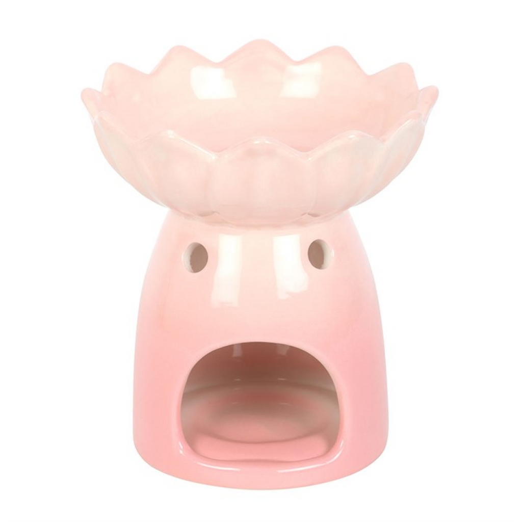 Pink Water Lily Oil Burner and Wax Warmer Something Different