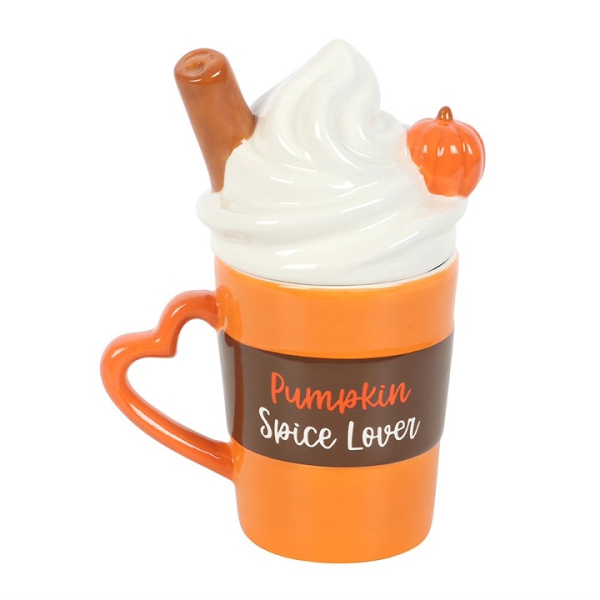 Pumpkin Spice Latte Shaped Lidded Mug Something Different