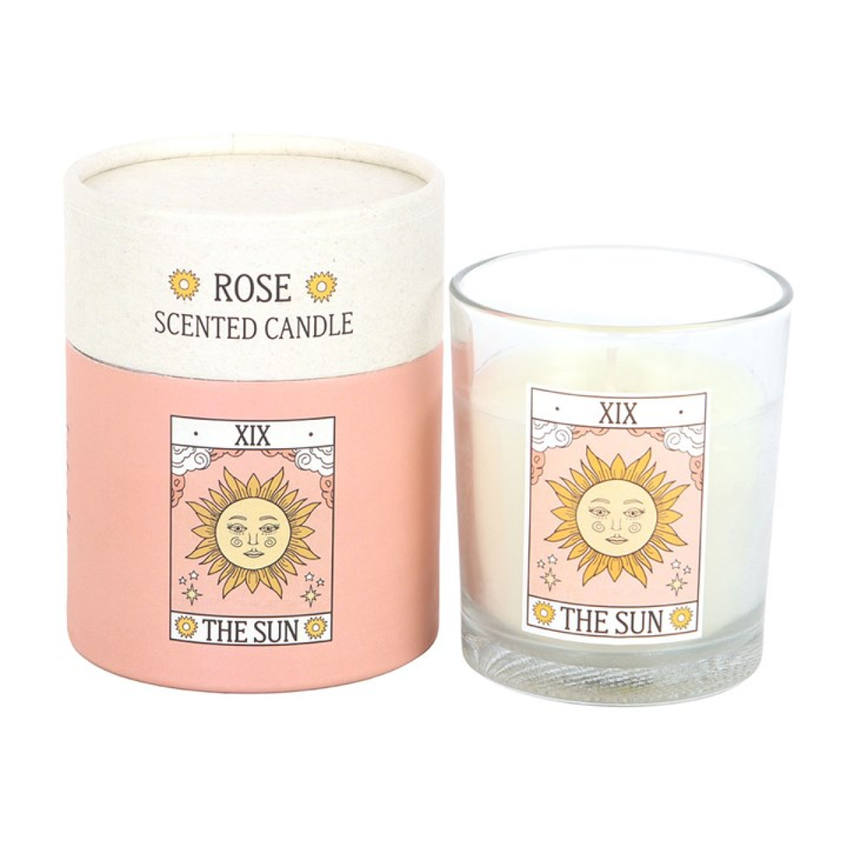 The Sun Vintage Tarot Rose Candle Something Different