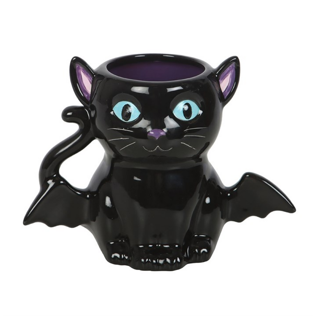 Cute and Creepy Bat Cat Mug Something Different