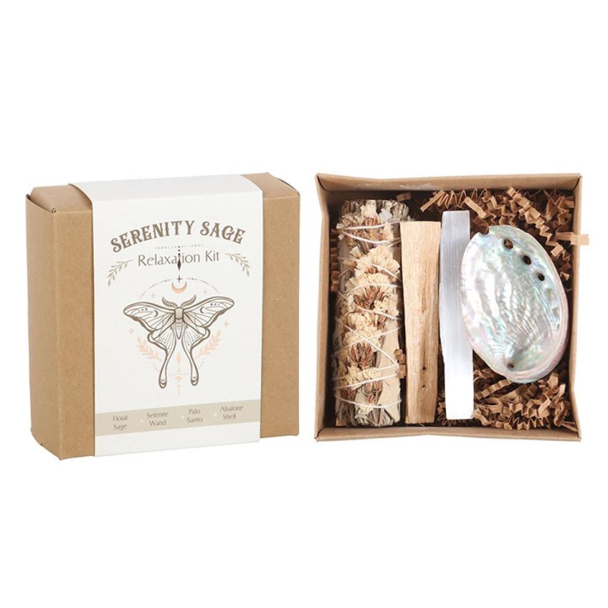 Serenity Sage Relaxation Smudge Kit Something Different