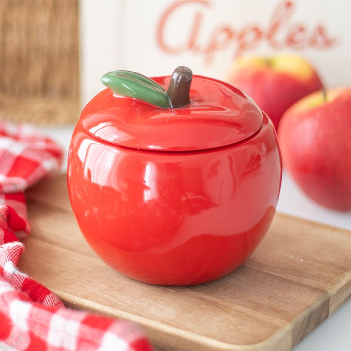 Apple Shaped Candle Jar Something Different