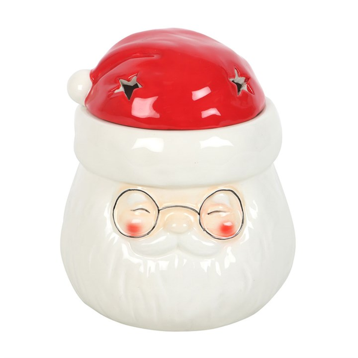 Santa Claus Shaped Ceramic Oil Burner and Wax Warmer
