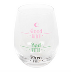 Good Witch, Bad Witch Stemless Glass