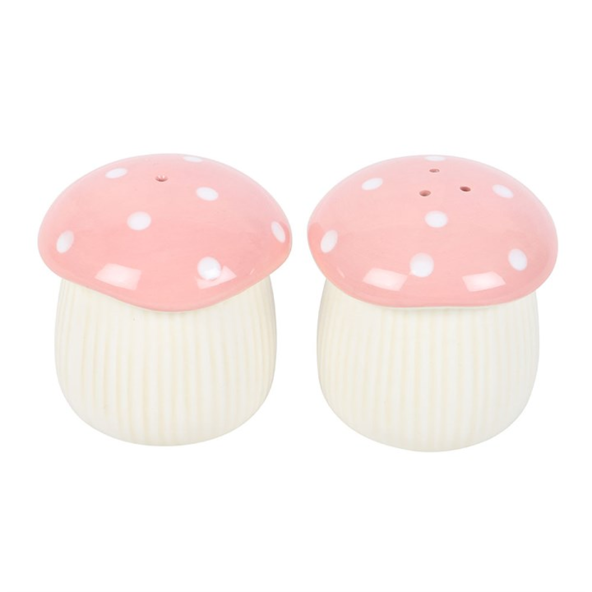Pink Mushroom Salt and Pepper Shakers Something Different