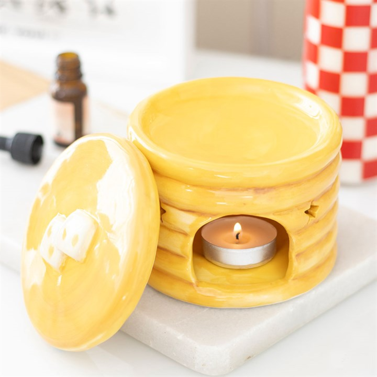 Pancake Stack Shaped Oil Burner Something Different