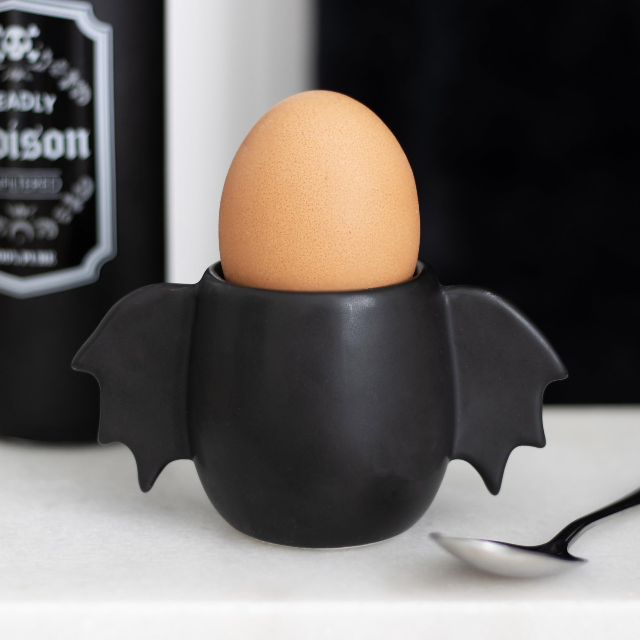 Bat Wing Egg Cup- Black Something Different Wholesale