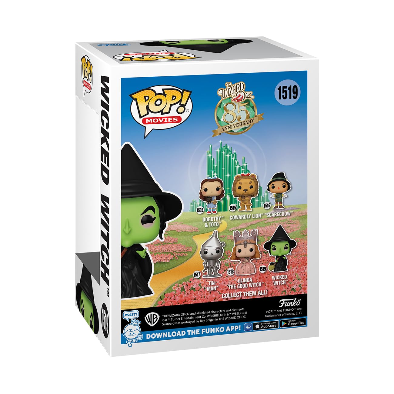 Funko Pop The Wizard of Oz - Wicked Witch #1519 White Wabbit Retail