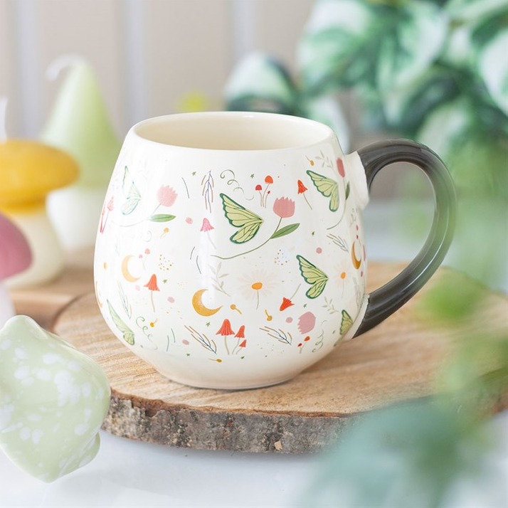 Fairy Folklore Print Rounded Mug
