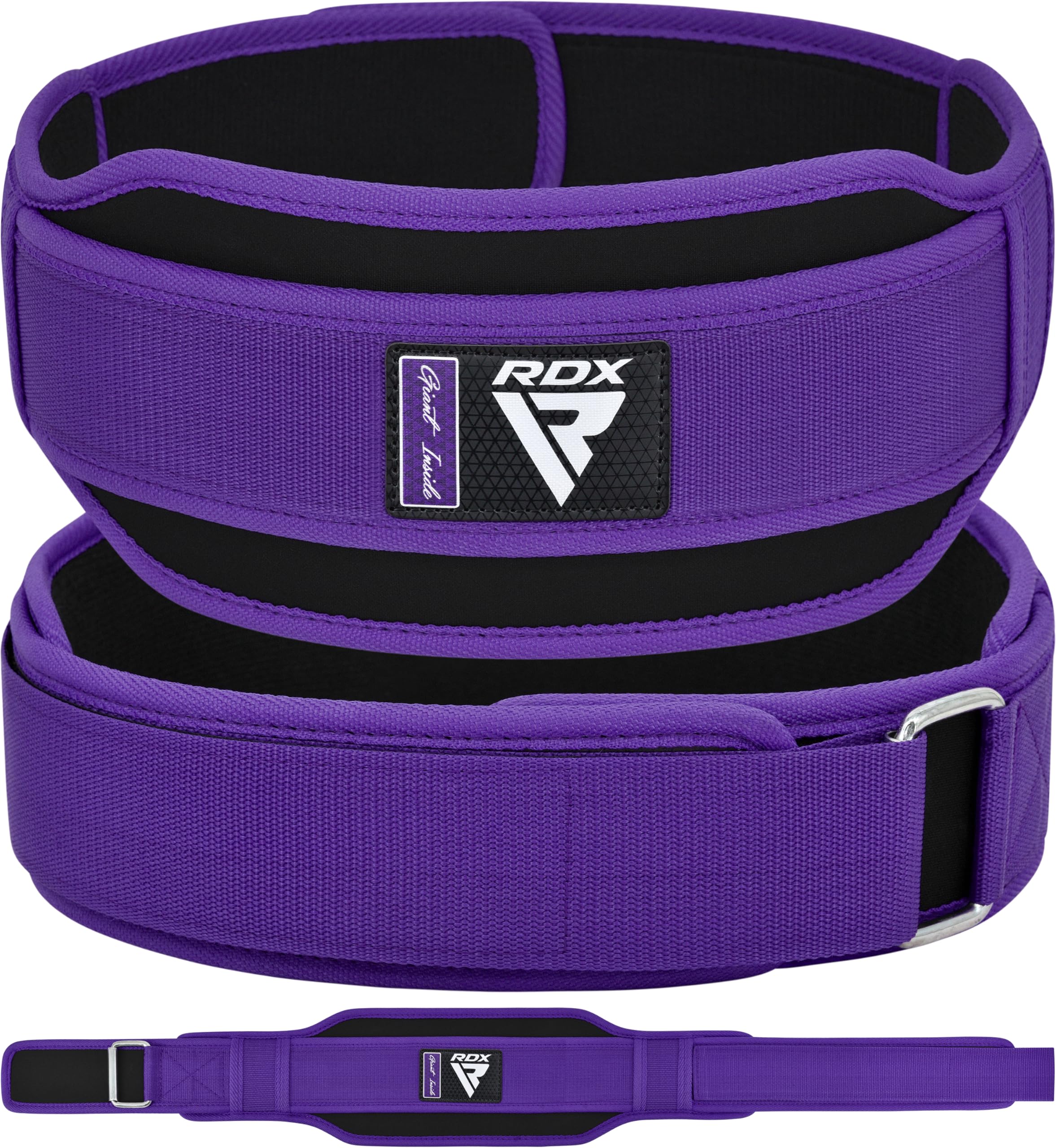 RDX Weight Lifting Belt Unisex, Durable EVA Foam Padding, Iron Buckle, Back Soft Support RDX