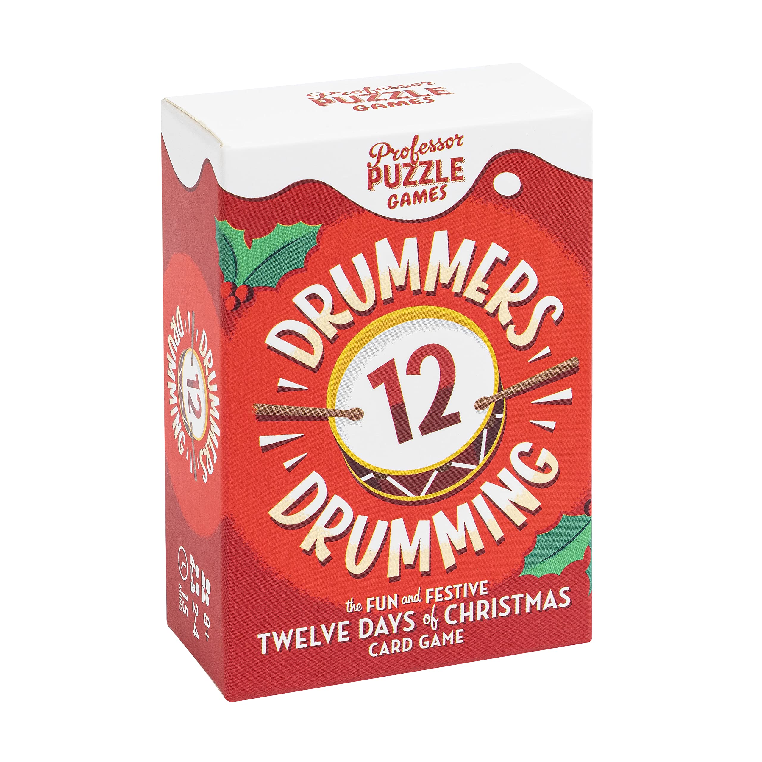 Professor Puzzle 12 Drummers Drumming Card Game Professor PUZZLE