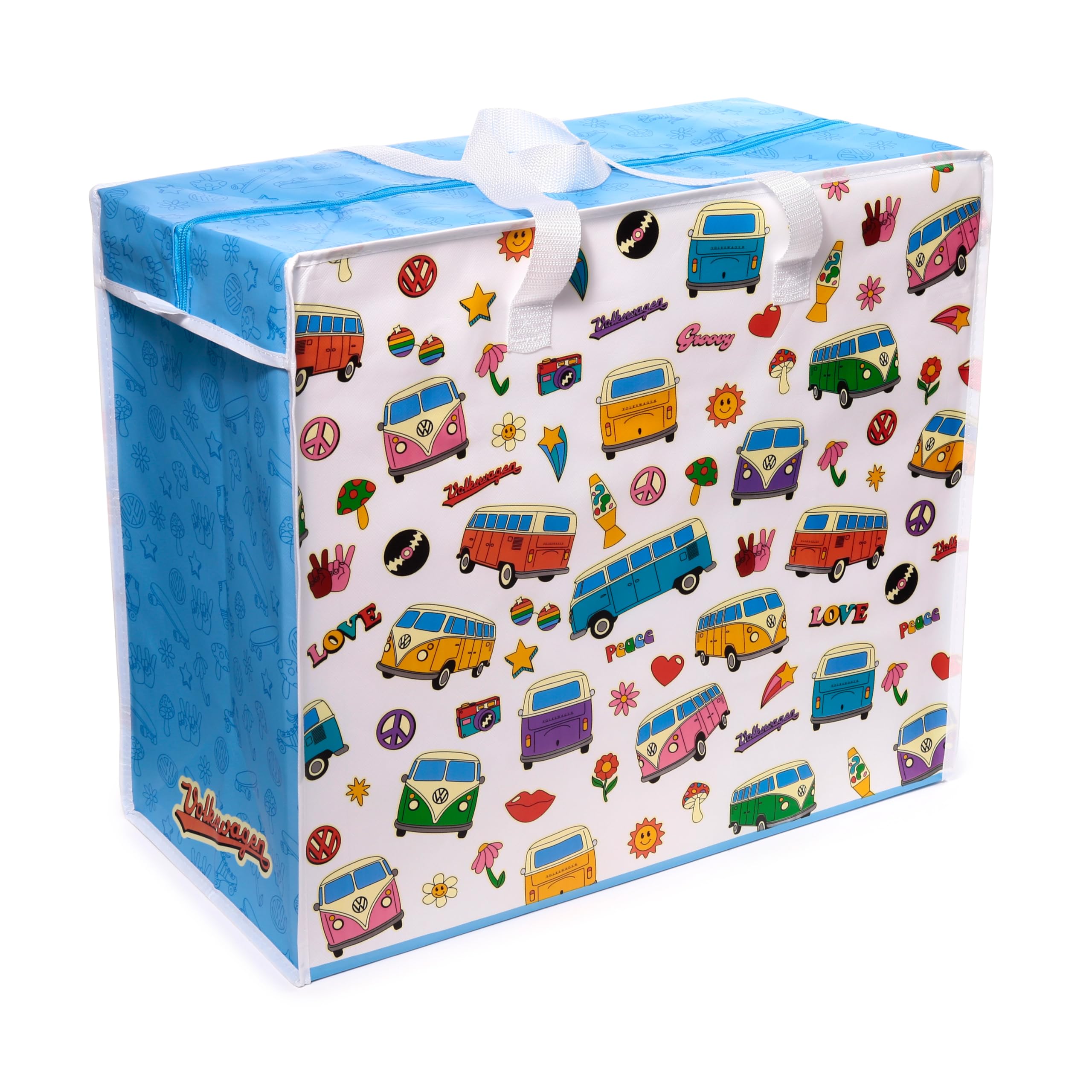 Puckator Volkswagen VW T1 Camper Bus Retro Zip Up Laundry Storage Bag Puckator