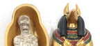 Anubis Sarcophagus with Mummy Figure