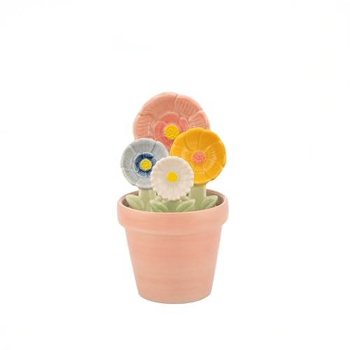 Sass & Belle Flower Measuring Spoons with Pot