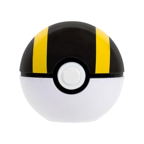 Jazwares Pokémon Pikachu Clip ‘N’ Go Belt Set - 2-Inch Pikachu Battle Figure with Premier Ball, Ultra Ball, and Electric-Type Themed Belt
