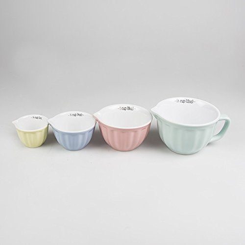 Sass & Belle Retro Pastel Measuring Cups - Set of 4