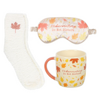 Autumn Hibernation Gift Set – Mug, Socks and Eye Mask
