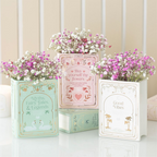 Pink Book Shaped Vase