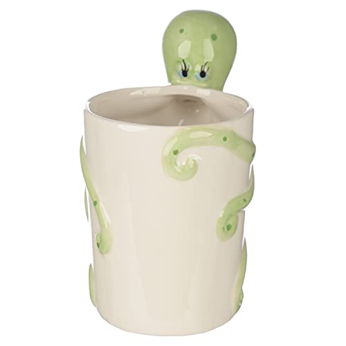 Puckator Lisa Parker Octopus Ceramic Shaped Handle Mug Puckator
