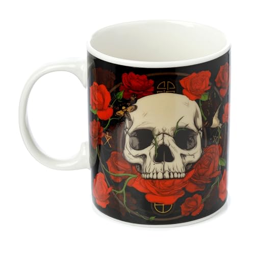 Puckator Skulls & Roses Porcelain Mug Puckator