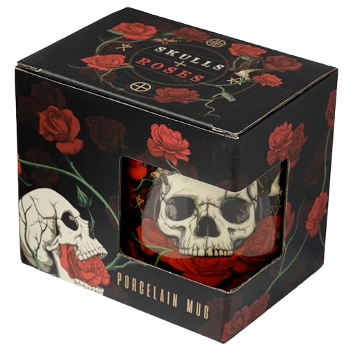 Puckator Skulls & Roses Porcelain Mug Puckator
