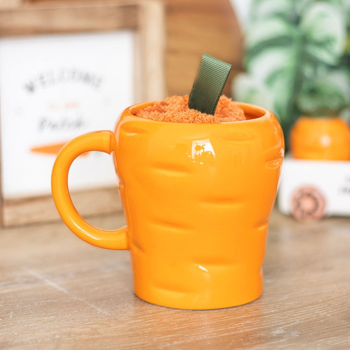 Carrot Shaped Mug and Socks Set