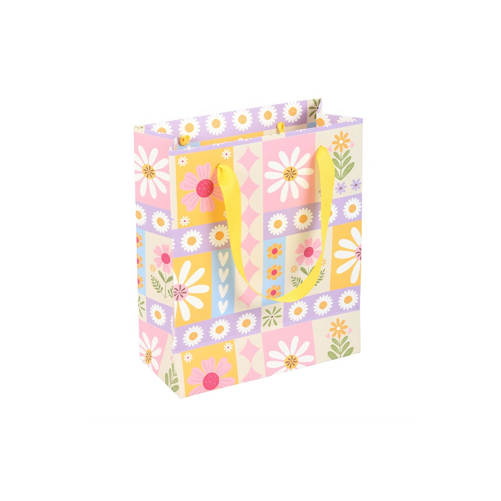 Floral Patchwork Print Gift Bag