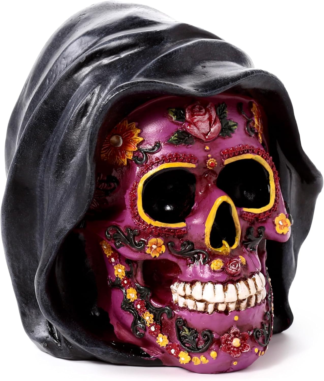 Puckator Day of the Dead Purple Skull with Hood Puckator