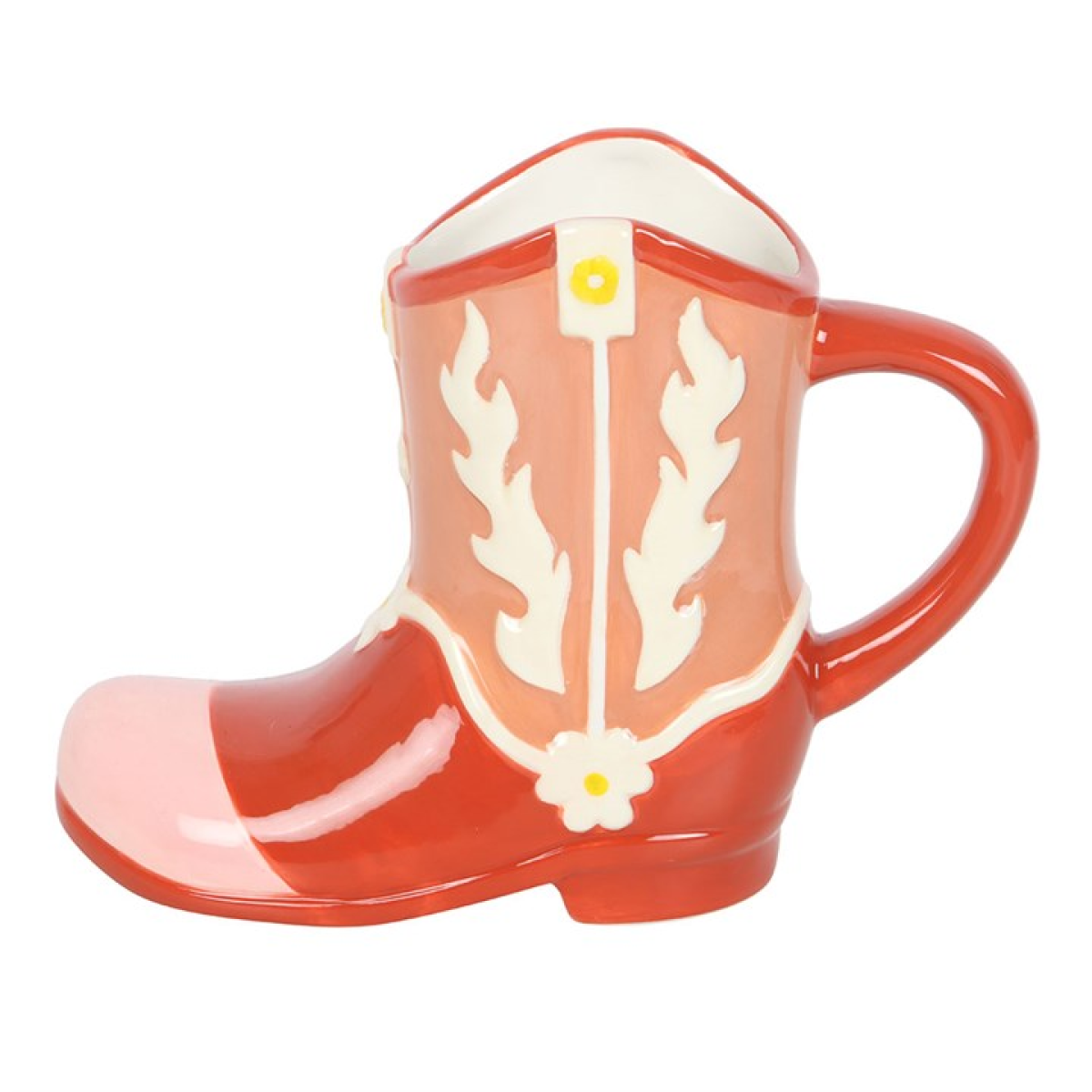 Pink Cowboy Boot Shaped Mug Something Different